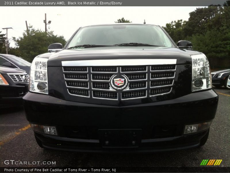 Black Ice Metallic / Ebony/Ebony 2011 Cadillac Escalade Luxury AWD