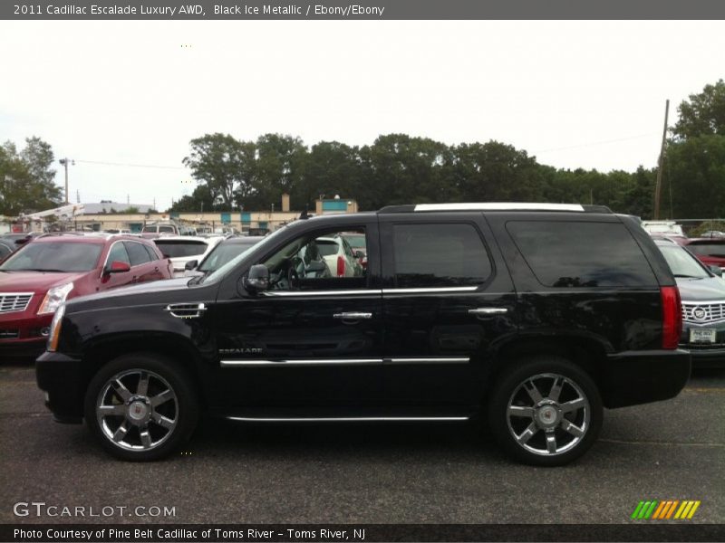 Black Ice Metallic / Ebony/Ebony 2011 Cadillac Escalade Luxury AWD