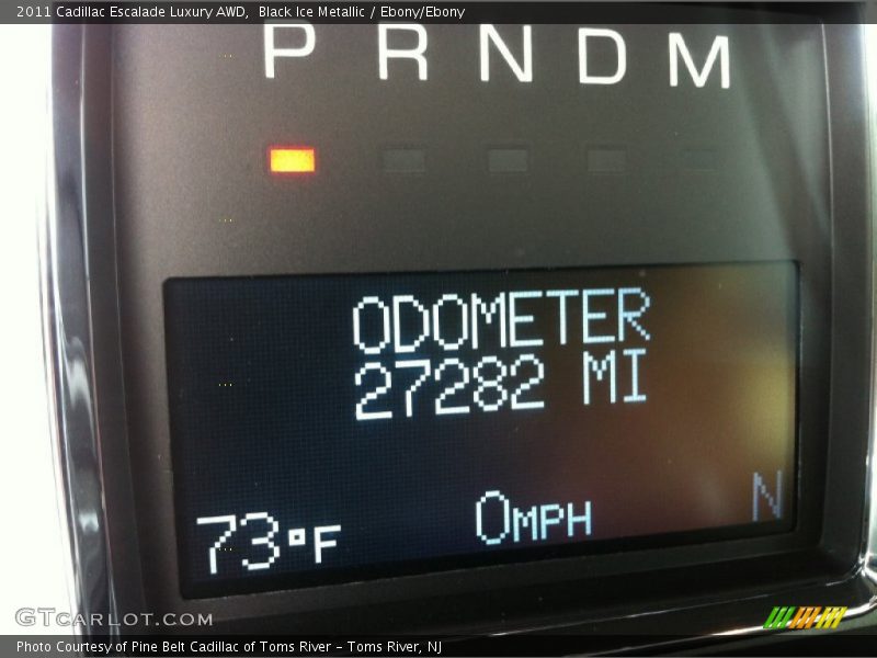 Black Ice Metallic / Ebony/Ebony 2011 Cadillac Escalade Luxury AWD