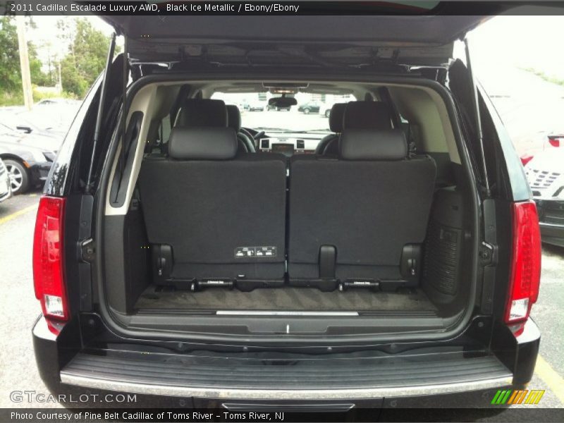 Black Ice Metallic / Ebony/Ebony 2011 Cadillac Escalade Luxury AWD