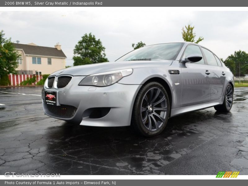 Silver Gray Metallic / Indianapolis Red 2006 BMW M5