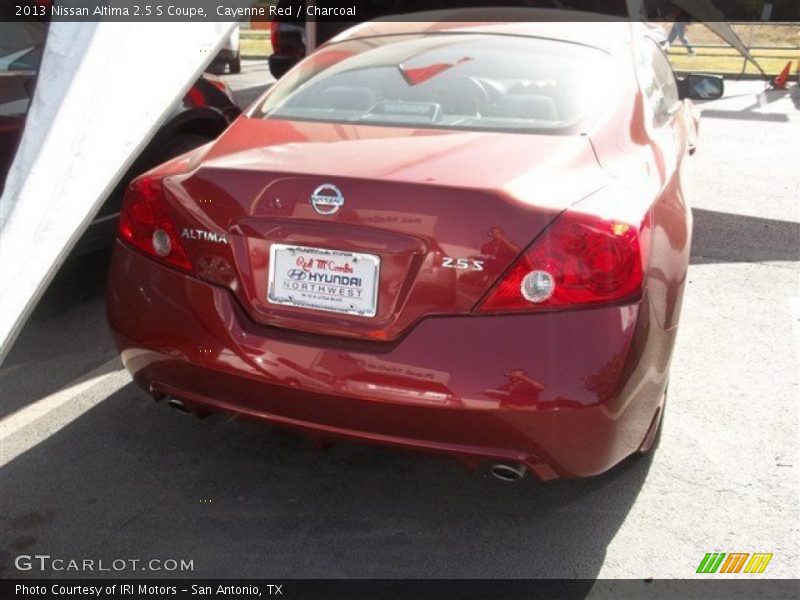 Cayenne Red / Charcoal 2013 Nissan Altima 2.5 S Coupe