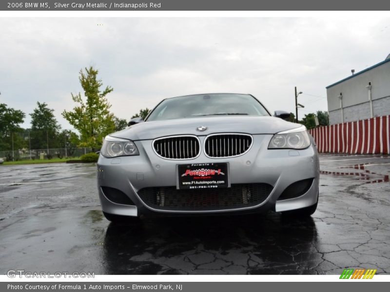 Silver Gray Metallic / Indianapolis Red 2006 BMW M5
