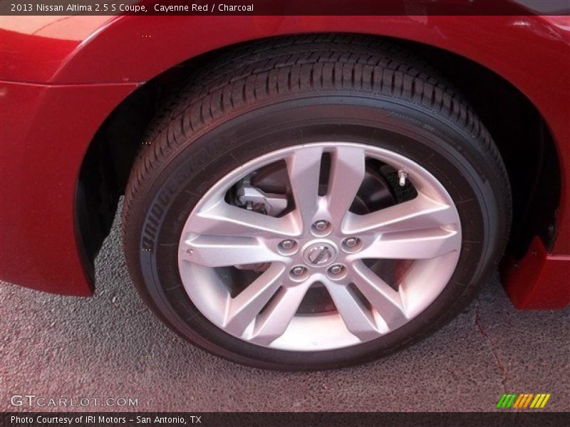 Cayenne Red / Charcoal 2013 Nissan Altima 2.5 S Coupe