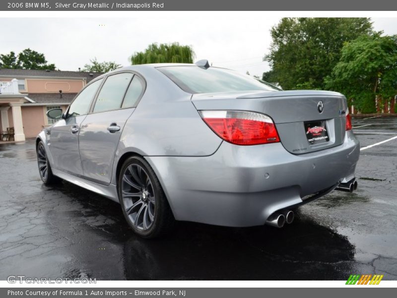 Silver Gray Metallic / Indianapolis Red 2006 BMW M5