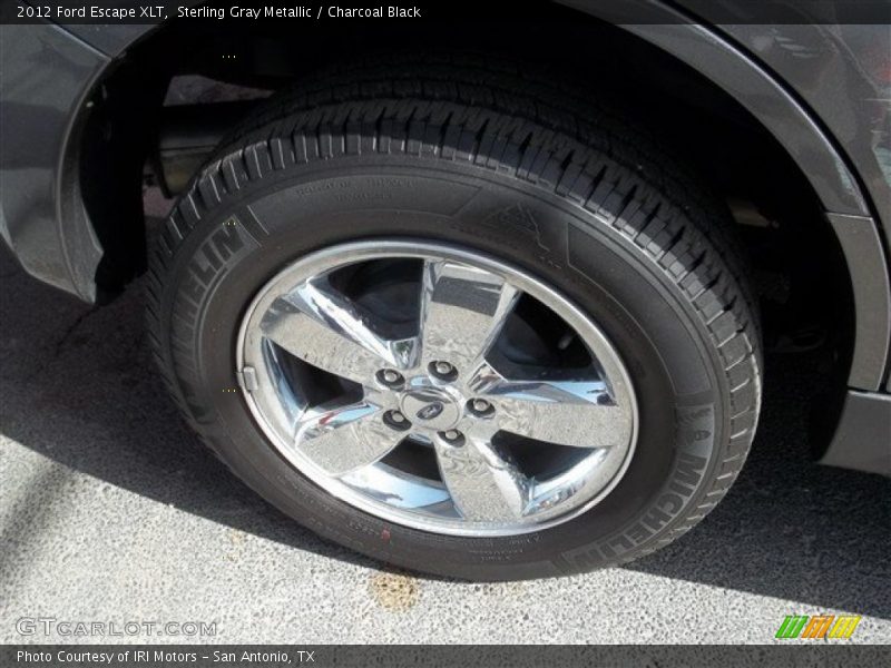 Sterling Gray Metallic / Charcoal Black 2012 Ford Escape XLT