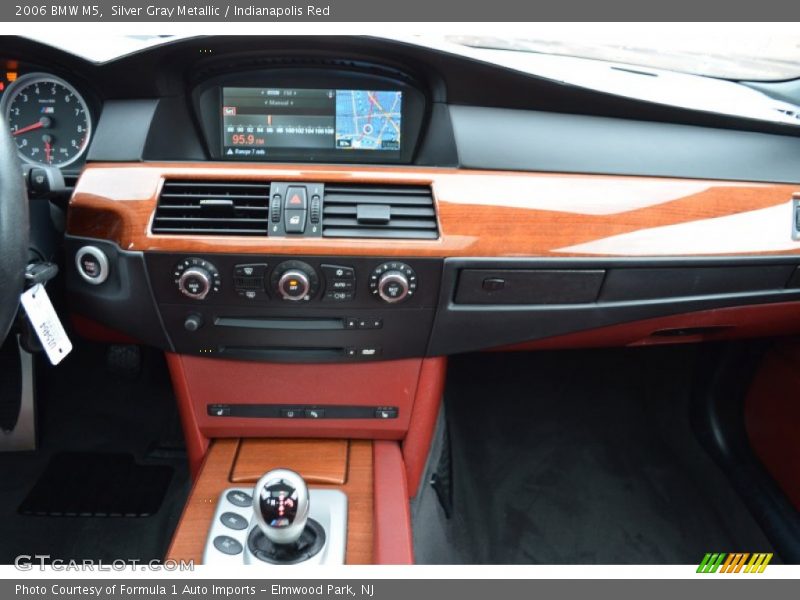 Silver Gray Metallic / Indianapolis Red 2006 BMW M5