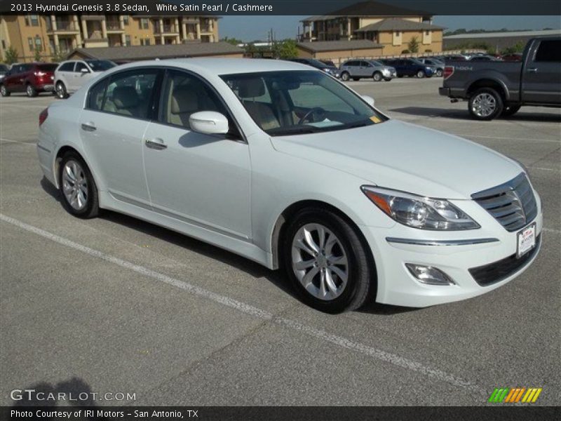 White Satin Pearl / Cashmere 2013 Hyundai Genesis 3.8 Sedan