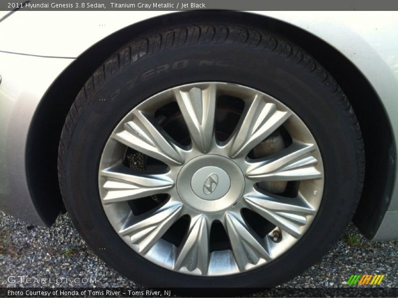 Titanium Gray Metallic / Jet Black 2011 Hyundai Genesis 3.8 Sedan
