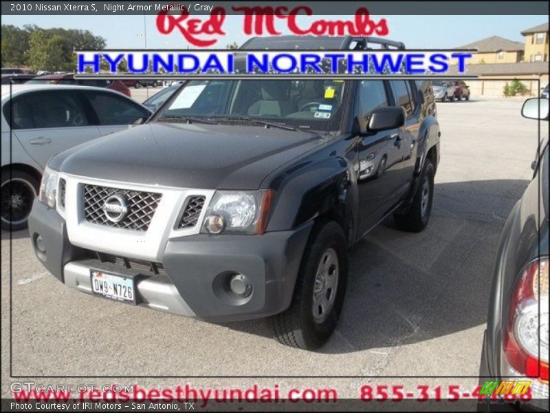 Night Armor Metallic / Gray 2010 Nissan Xterra S