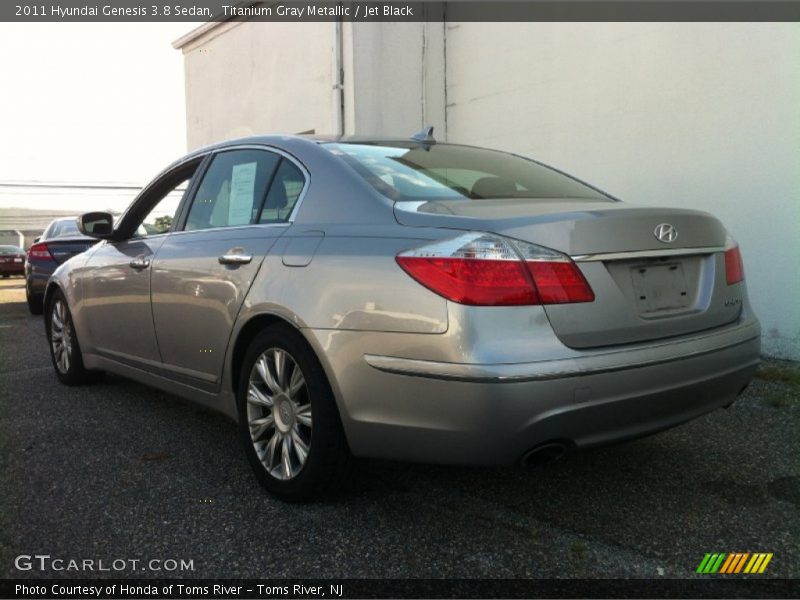 Titanium Gray Metallic / Jet Black 2011 Hyundai Genesis 3.8 Sedan