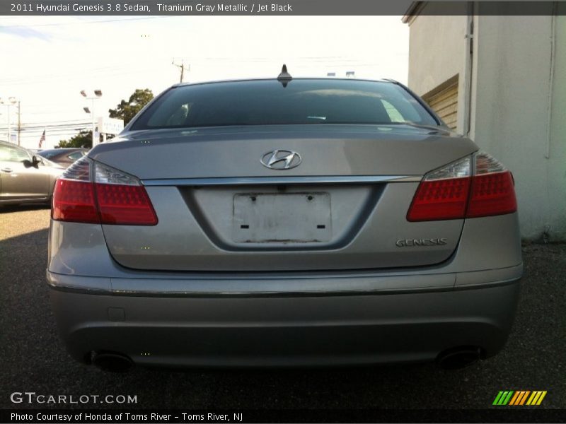 Titanium Gray Metallic / Jet Black 2011 Hyundai Genesis 3.8 Sedan