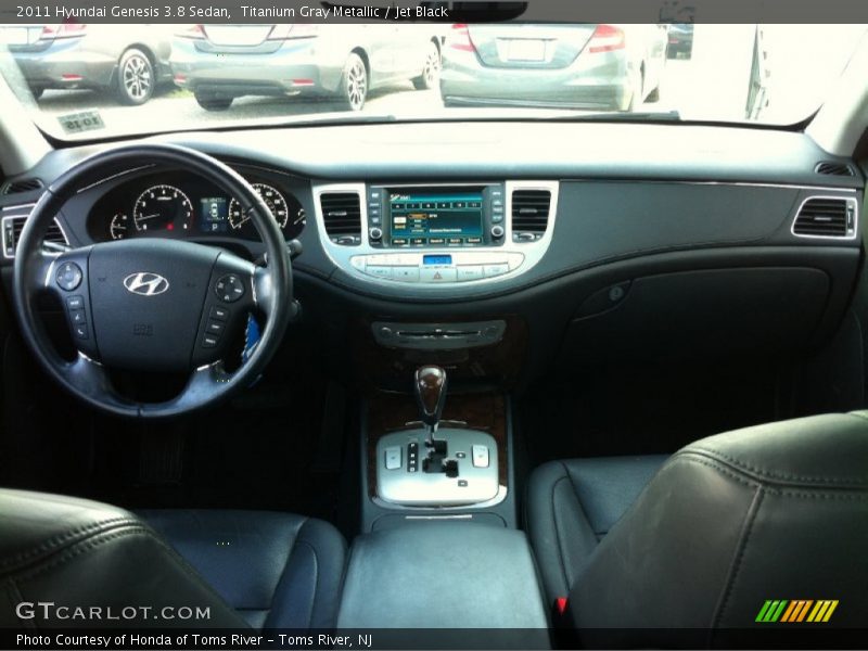 Titanium Gray Metallic / Jet Black 2011 Hyundai Genesis 3.8 Sedan