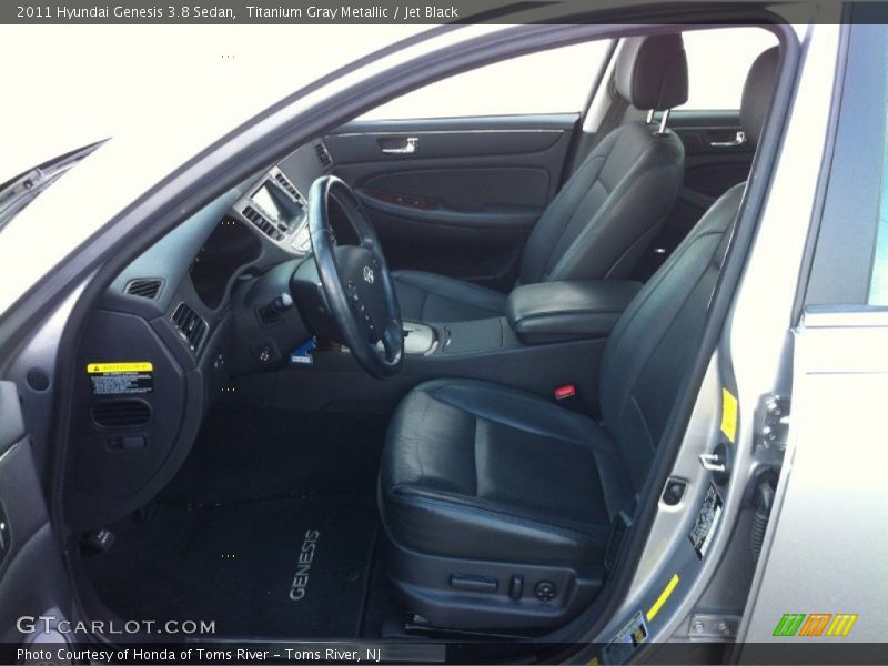 Titanium Gray Metallic / Jet Black 2011 Hyundai Genesis 3.8 Sedan