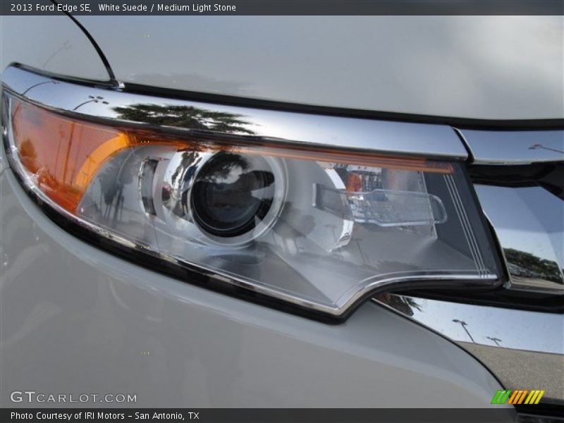 White Suede / Medium Light Stone 2013 Ford Edge SE