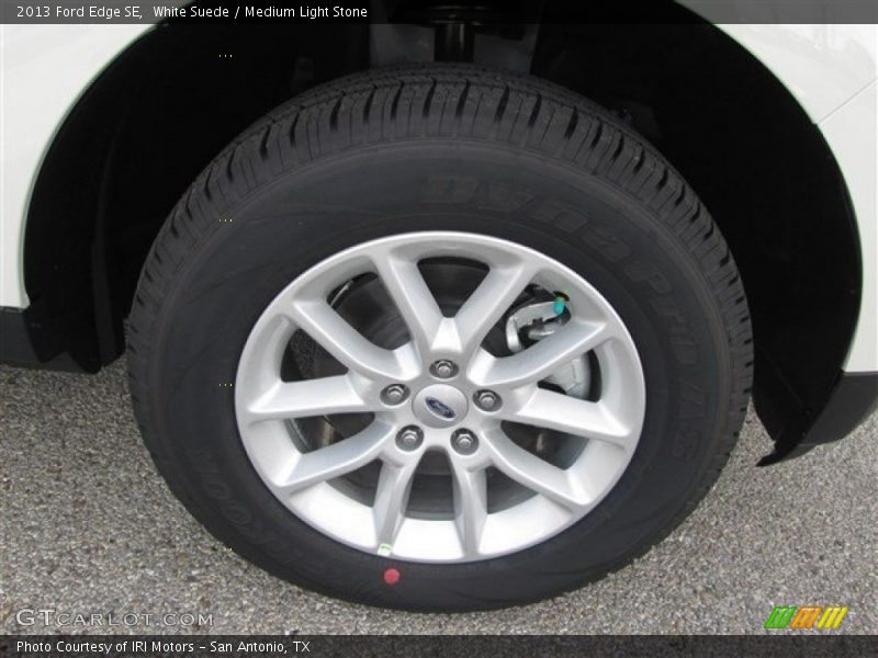 White Suede / Medium Light Stone 2013 Ford Edge SE
