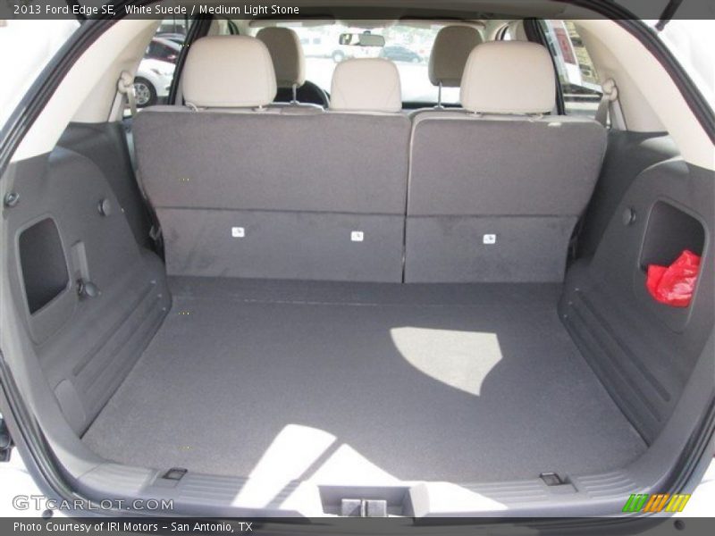 White Suede / Medium Light Stone 2013 Ford Edge SE