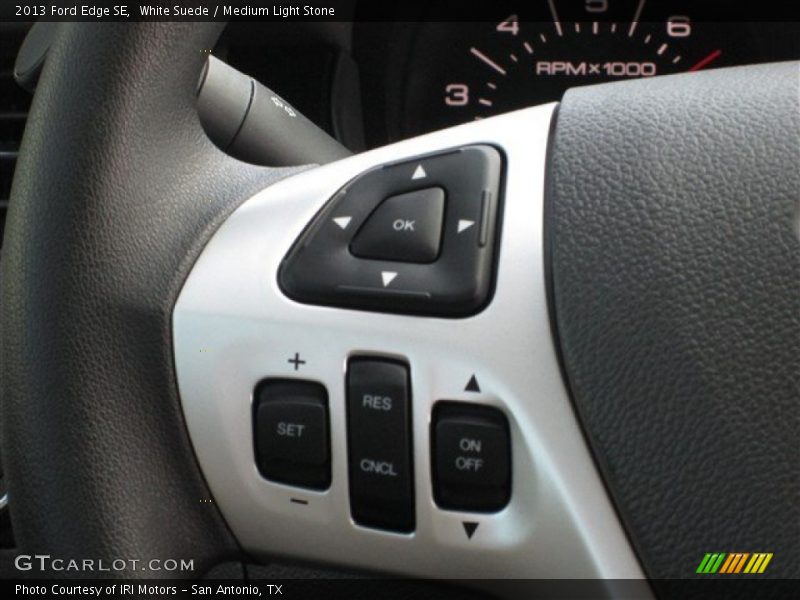 White Suede / Medium Light Stone 2013 Ford Edge SE