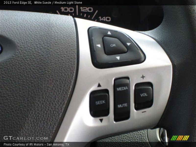 White Suede / Medium Light Stone 2013 Ford Edge SE