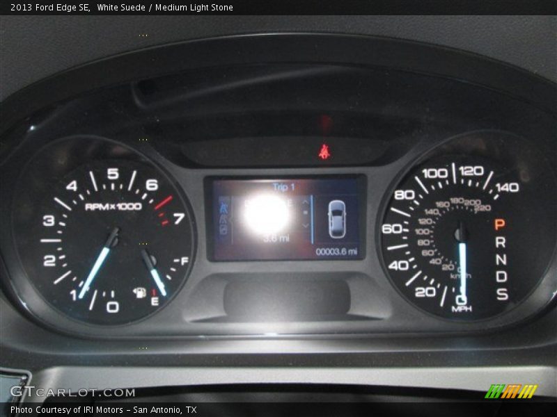 White Suede / Medium Light Stone 2013 Ford Edge SE
