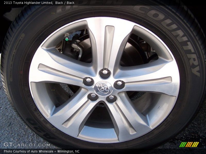 Black / Black 2013 Toyota Highlander Limited