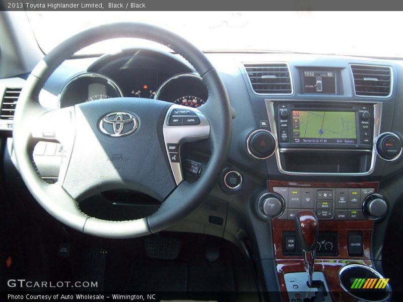 Black / Black 2013 Toyota Highlander Limited