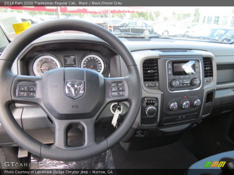 Dashboard of 2014 1500 Tradesman Regular Cab
