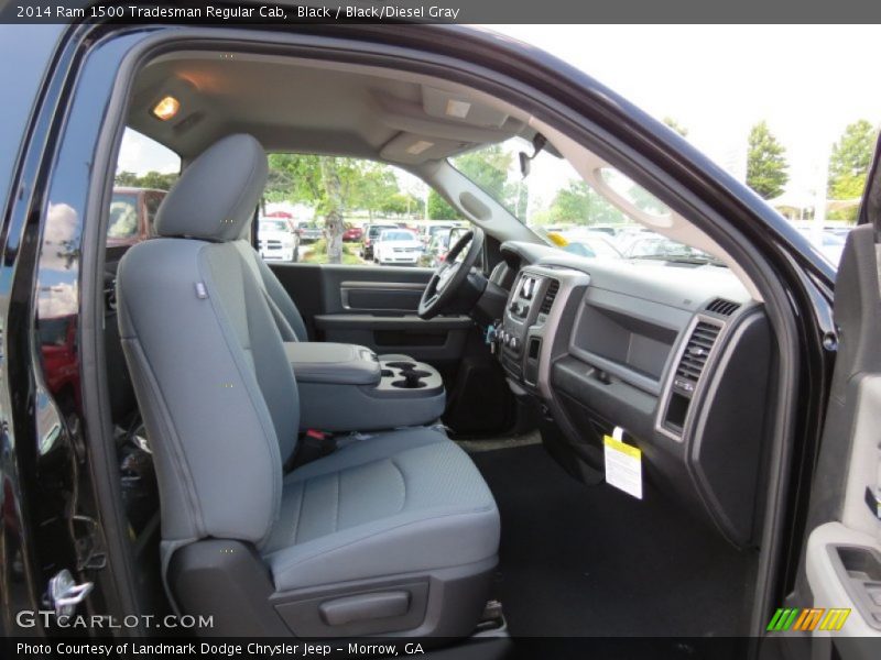 Black / Black/Diesel Gray 2014 Ram 1500 Tradesman Regular Cab