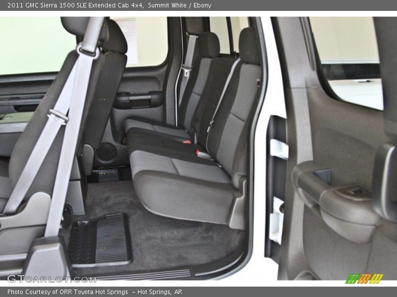 Summit White / Ebony 2011 GMC Sierra 1500 SLE Extended Cab 4x4
