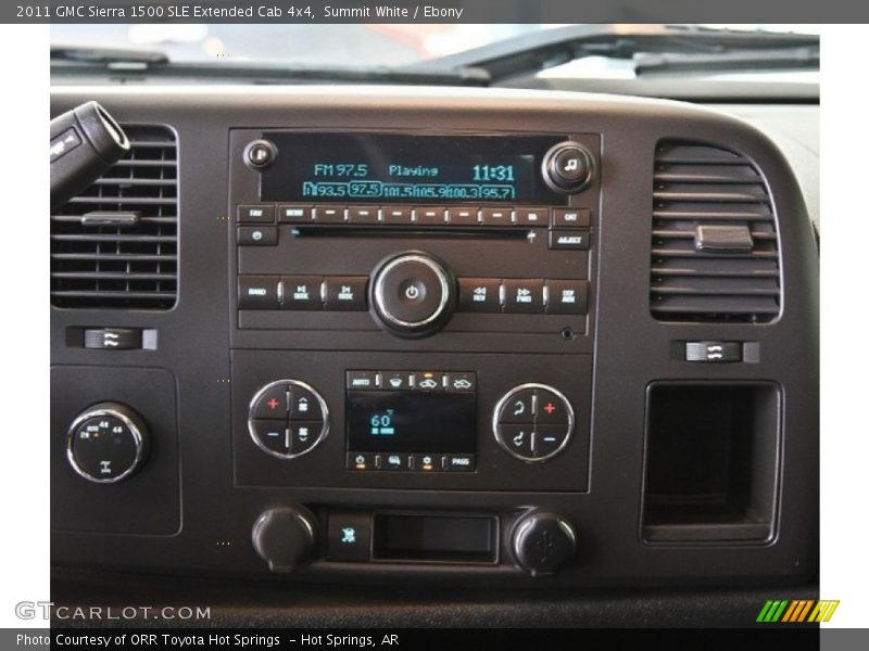 Summit White / Ebony 2011 GMC Sierra 1500 SLE Extended Cab 4x4