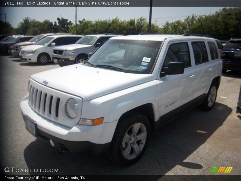 Bright White / Dark Slate Gray/Light Pebble 2011 Jeep Patriot Latitude