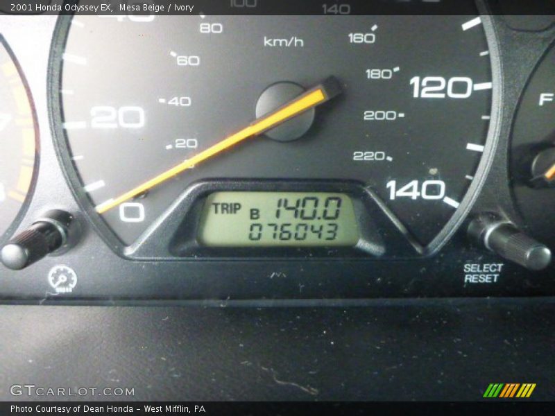 Mesa Beige / Ivory 2001 Honda Odyssey EX