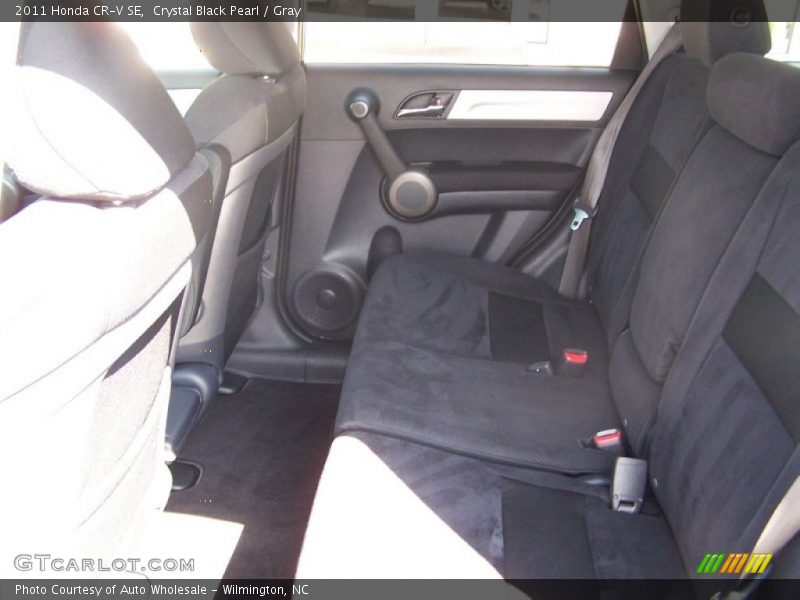 Crystal Black Pearl / Gray 2011 Honda CR-V SE