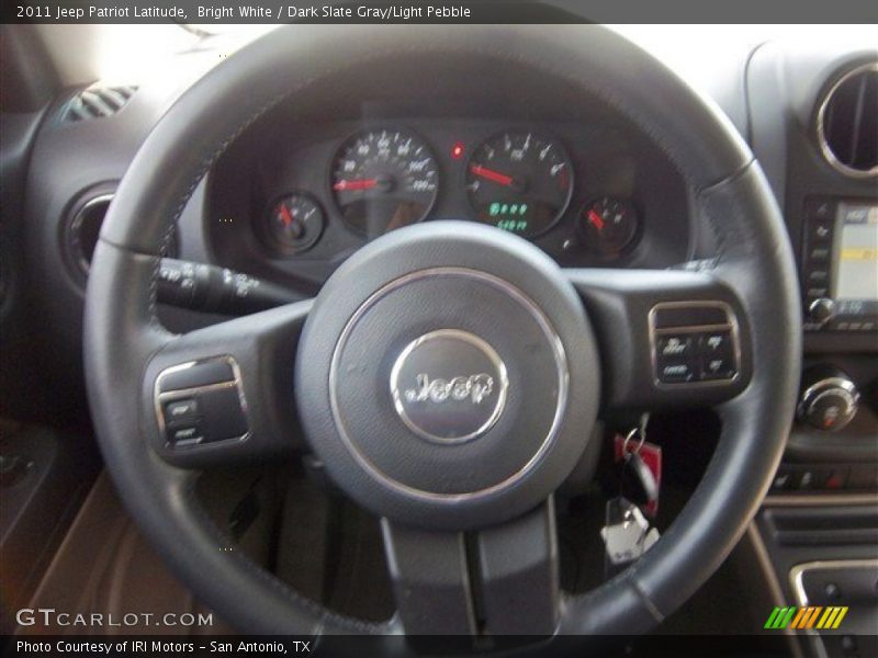Bright White / Dark Slate Gray/Light Pebble 2011 Jeep Patriot Latitude