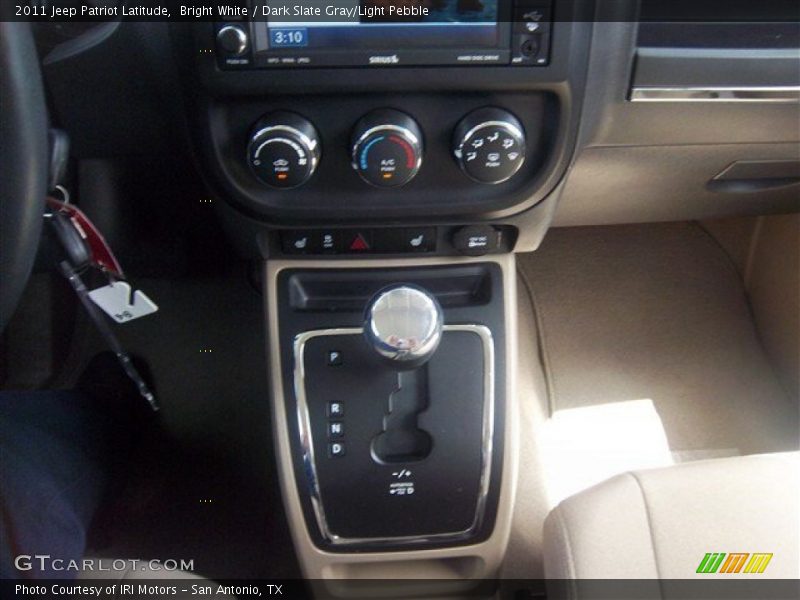 Bright White / Dark Slate Gray/Light Pebble 2011 Jeep Patriot Latitude