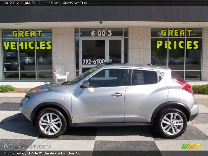 Chrome Silver / Gray/Silver Trim 2012 Nissan Juke SV