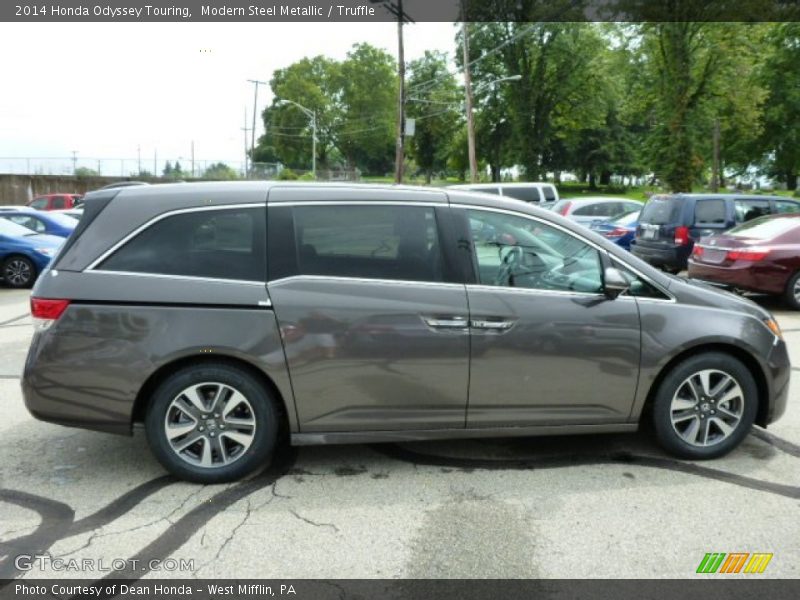 Modern Steel Metallic / Truffle 2014 Honda Odyssey Touring