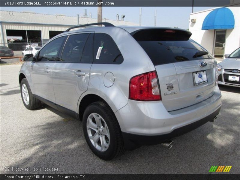 Ingot Silver Metallic / Medium Light Stone 2013 Ford Edge SEL