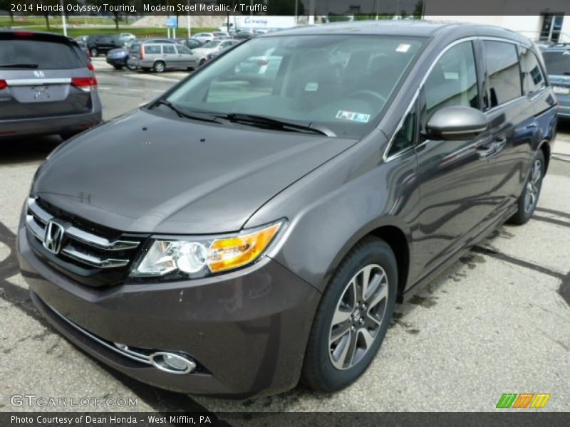 Modern Steel Metallic / Truffle 2014 Honda Odyssey Touring