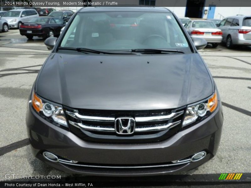Modern Steel Metallic / Truffle 2014 Honda Odyssey Touring