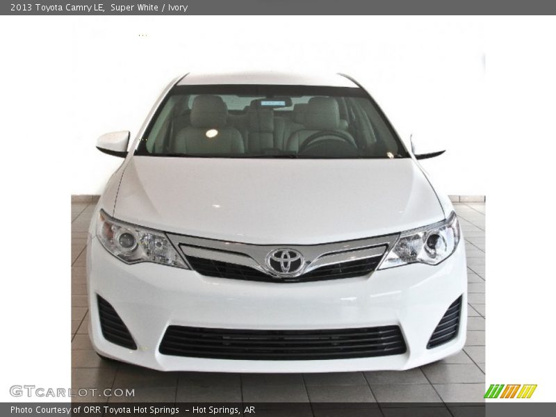 Super White / Ivory 2013 Toyota Camry LE