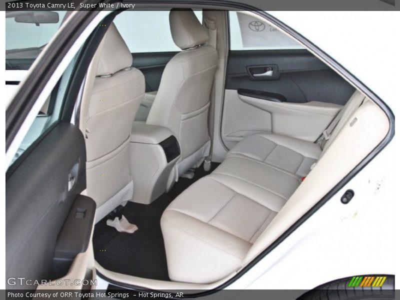 Super White / Ivory 2013 Toyota Camry LE