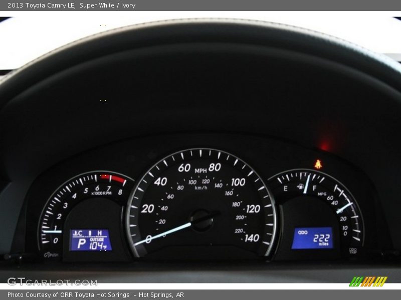 Super White / Ivory 2013 Toyota Camry LE