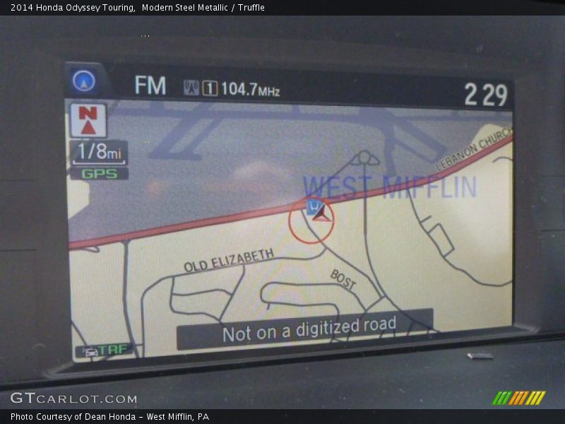 Modern Steel Metallic / Truffle 2014 Honda Odyssey Touring