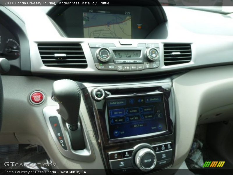 Modern Steel Metallic / Truffle 2014 Honda Odyssey Touring