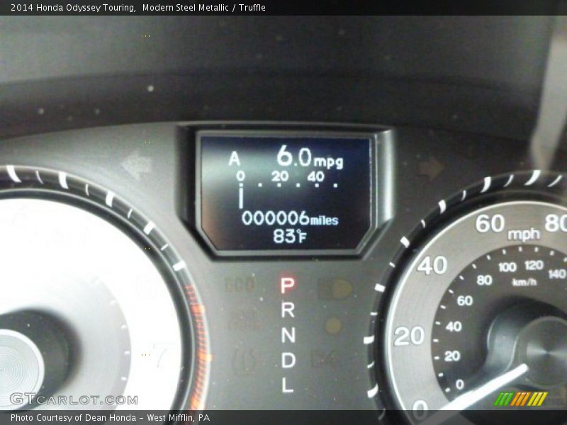 Modern Steel Metallic / Truffle 2014 Honda Odyssey Touring