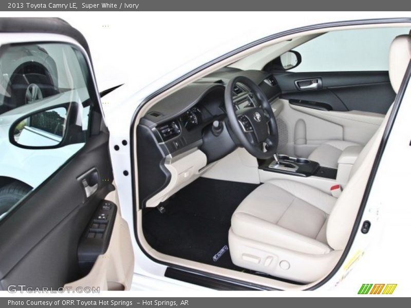 Super White / Ivory 2013 Toyota Camry LE