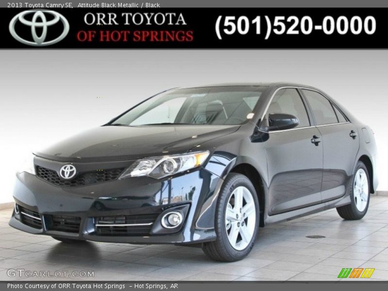 Attitude Black Metallic / Black 2013 Toyota Camry SE