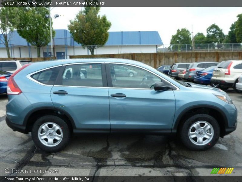 Mountain Air Metallic / Black 2013 Honda CR-V LX AWD