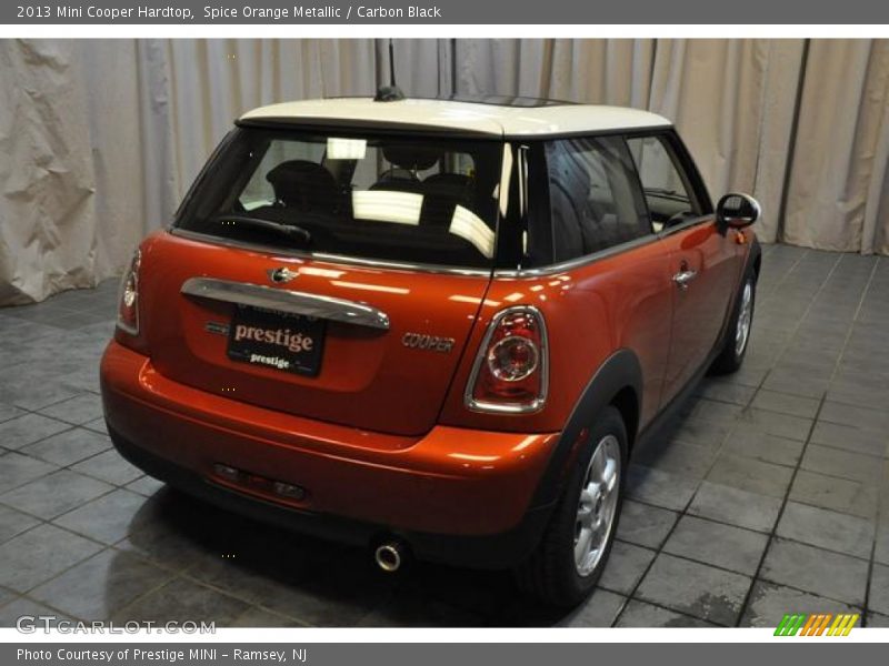 Spice Orange Metallic / Carbon Black 2013 Mini Cooper Hardtop